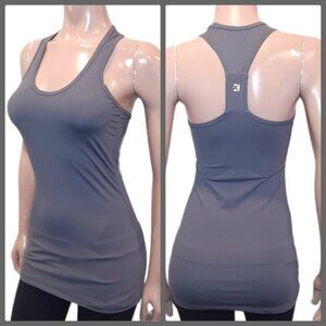4-U PERFORMANCE Racerback Tank Top Yoga Athletic Solid Tunic Sporty
